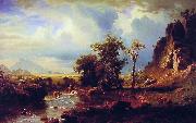 Albert Bierstadt North Fork of the Platte Nebraska oil